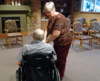 Residents Receive Therapeutic Touch at Bracebridge Long Term Care